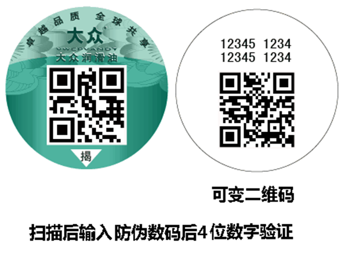 潤滑油防偽標簽